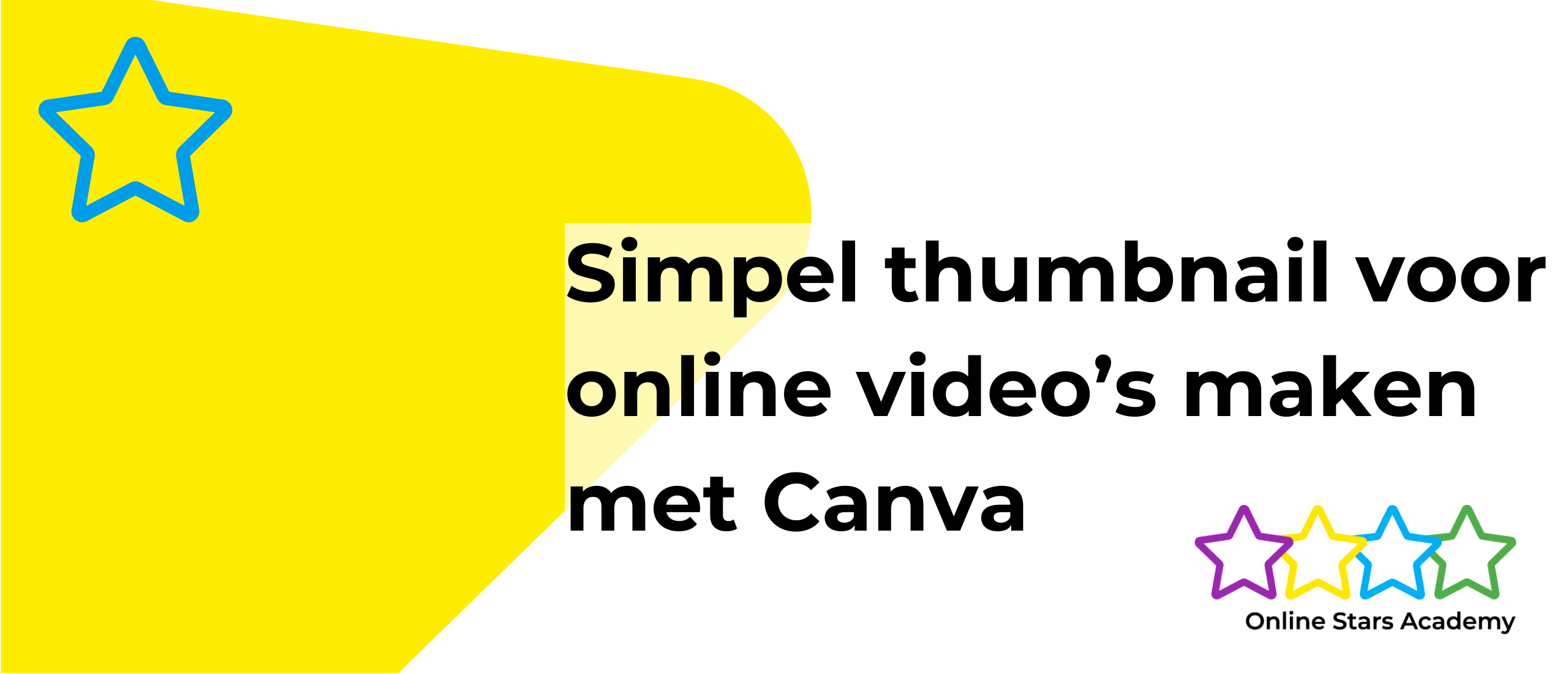 Simpel en goedkoop een thumbnail voor je video maken met Canva voor YouTube en Vimeo