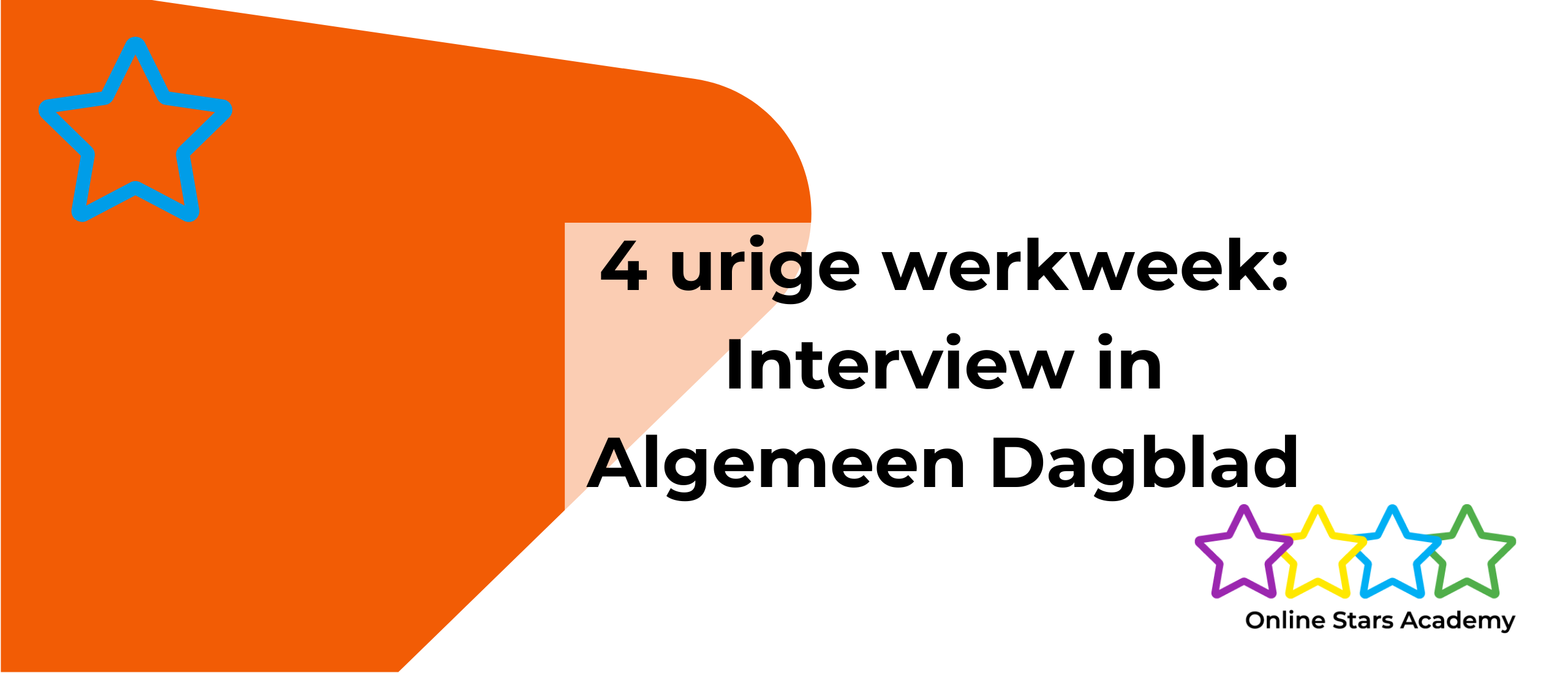 Interview in het Algemeen Dagblad over de 4 urige werkweek