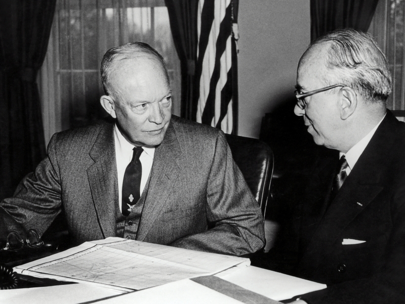 Het Eisenhower Model is genoemd naar de Amerikaanse president Dwight Eisenhower, die veel Amerikanen zien als de meest productieve, goede president van Amerika.