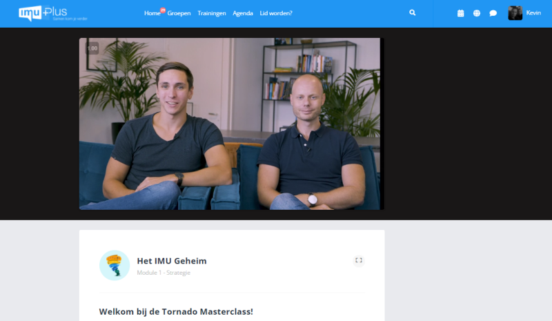 In de IMU Cursus helpen Tonny Loorbach en Martijn van Tongeren online ondernemers aan een bloeiende online business!