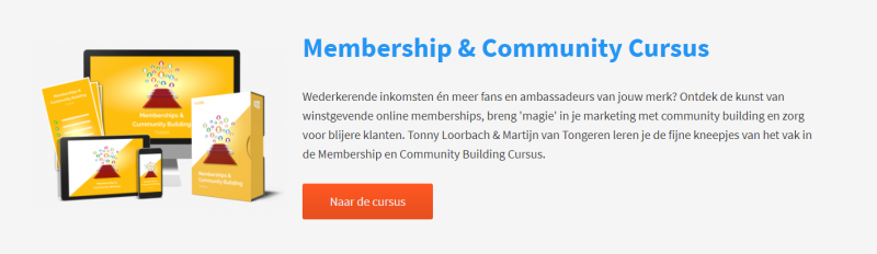 In de IMU Plus Membership en Community Cursus leer je hoe je je bedrijf kunt omtoveren tot een bedrijf waarin het niet meer om individuele aankopen gaat, maar om wederkerende sales via memberships.