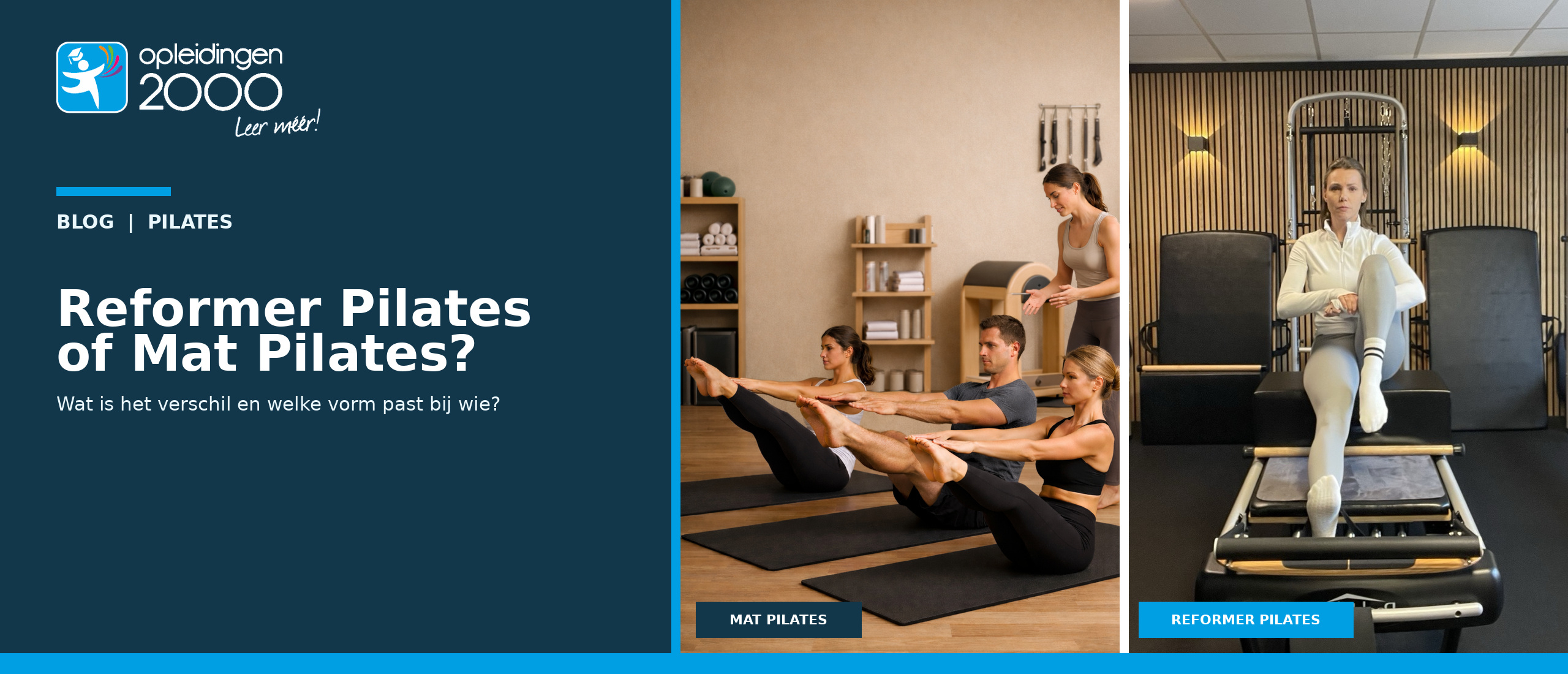 Reformer Pilates of Mat Pilates: wat is het verschil en welke vorm past bij wie?