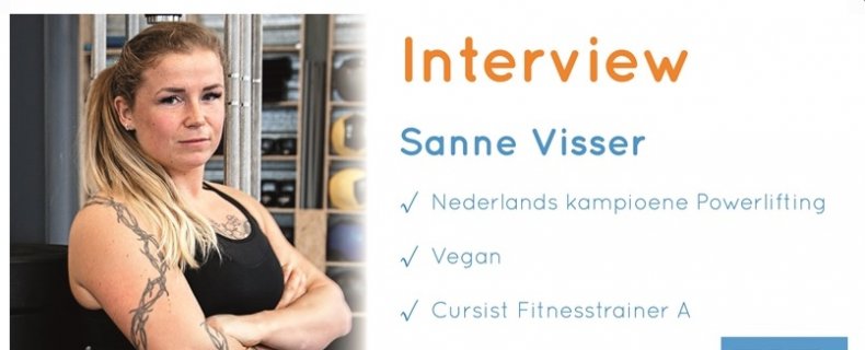 Interview met Nederlands Kampioen powerlifting Sanne Visser