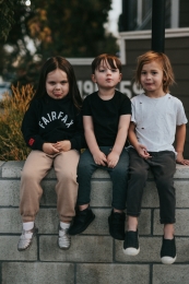 kinderen op een rijtje