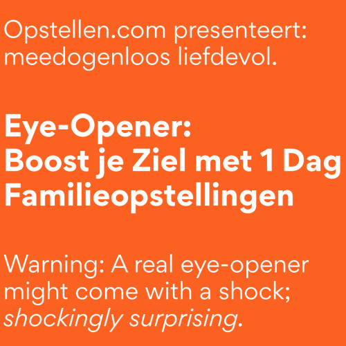 Eye-Opener: Boost je Ziel met 1 Dag Familieopstellingen
