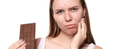 Dan moet je maar stoppen met chocolade eten.....