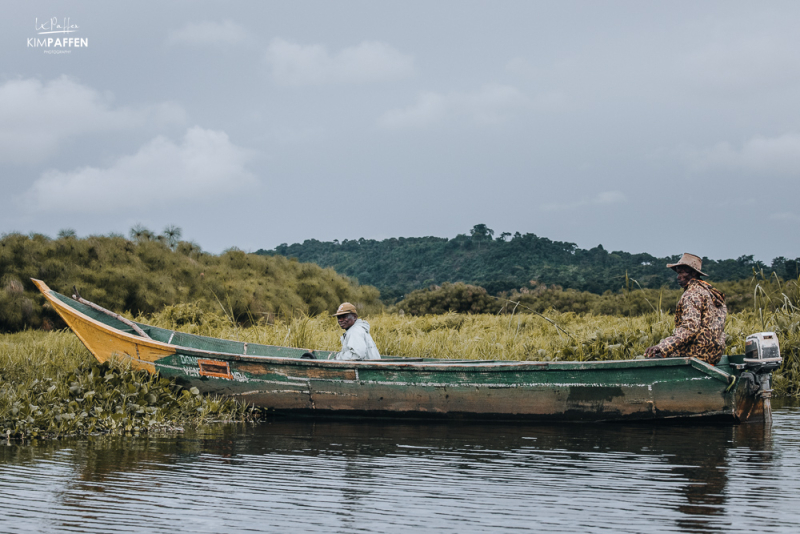 Mabamba Swamp by boat
