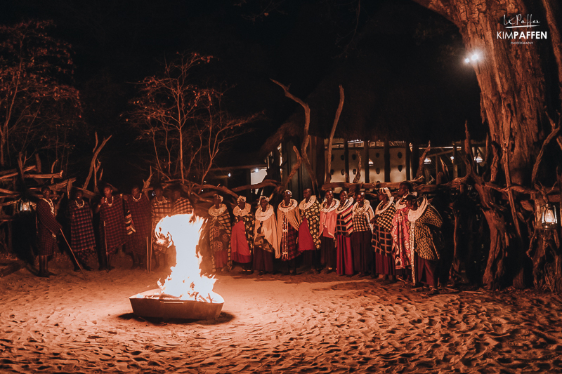 Boma dining experience with Maasai dancing in Tanzania