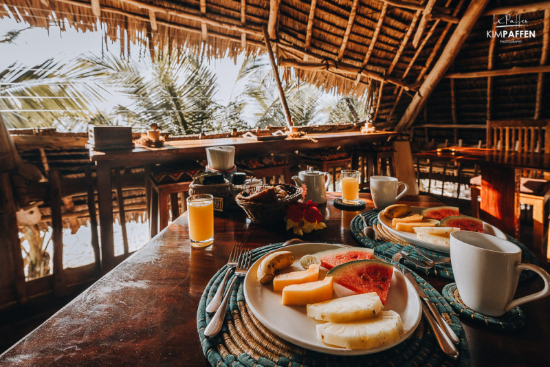 Breakfast Hekaya Zanzibar Beach Lodge