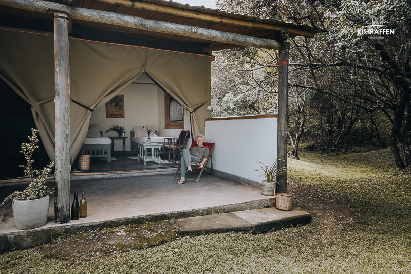 Comfortable chalet tents in the Mara Training Center