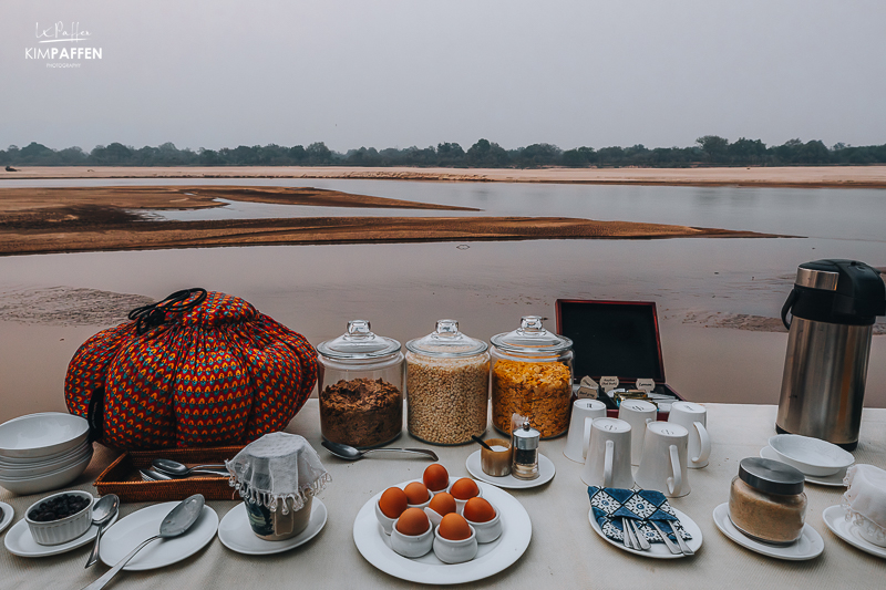 Chamilandu Bush camp Breakfast South Luangwa