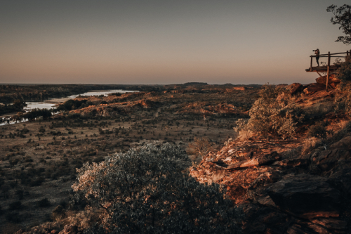 Mapungubwe National Park Confluence Lookout at sunset
