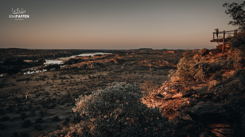 Mapungubwe National Park Confluence Lookout at sunset