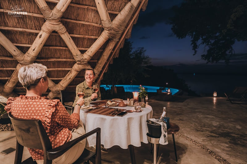 Dinner Nile Safari Lodge Murchison Falls