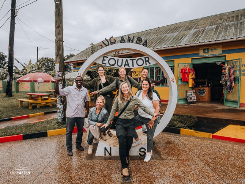 Photo Stop Uganda Equator Sign