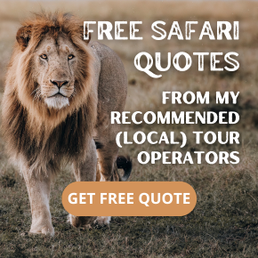 Get Free Africa Safari Quotes from my recommended and trusted local tour operators