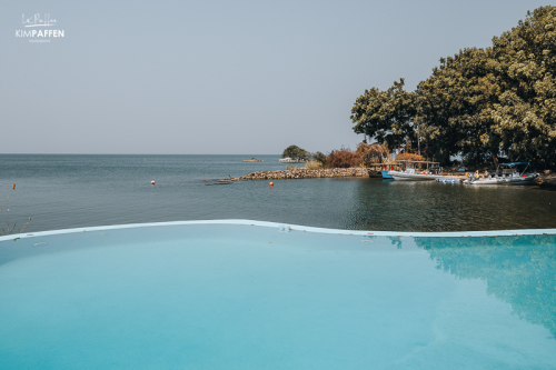 Pool Blue Zebra Island Lodge Malawi