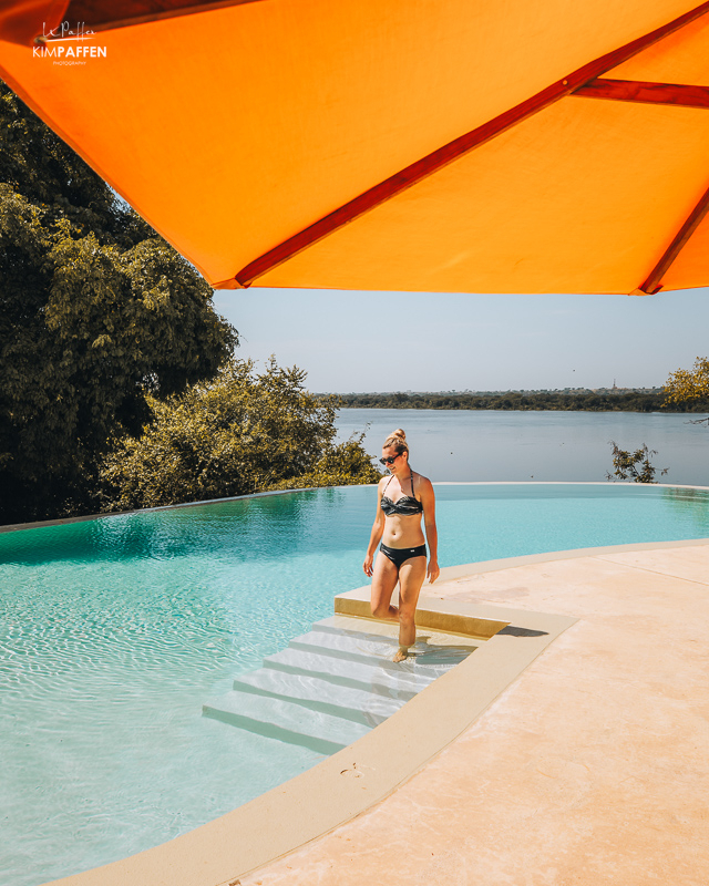 Infinity pool Nile Safari Lodge Uganda