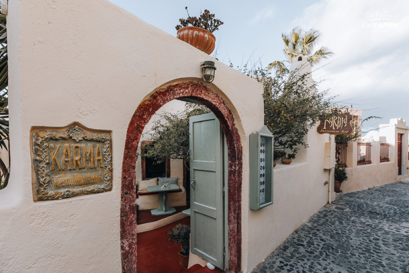 Karma Restaurant in Oia Santorini