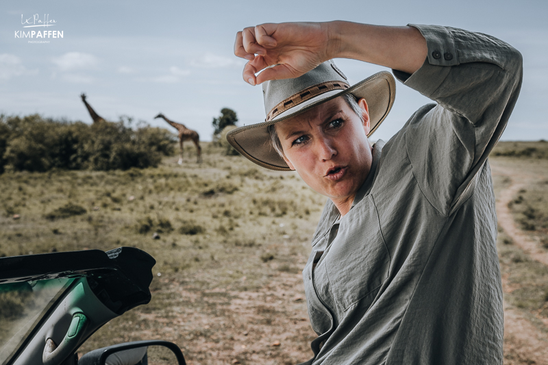 Apprentice Field Guide course EcoTraining guiding guests on Safari