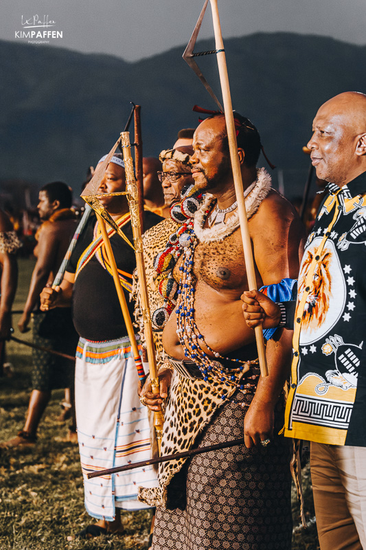 King of Lesotho at Reed Dance Ceremony Eswatini