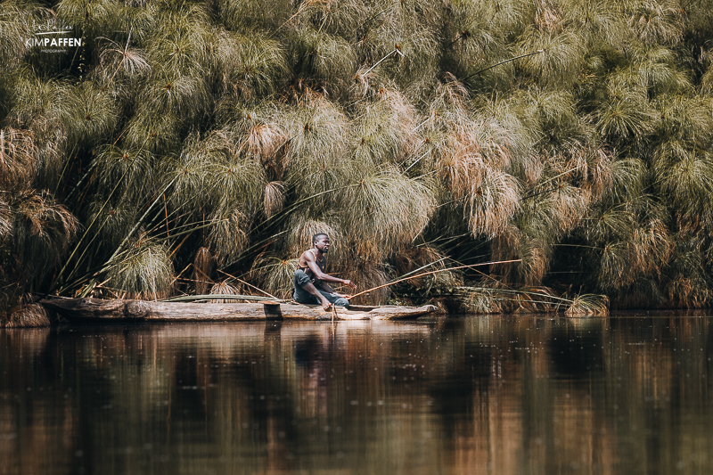 Fishing on Lake Mutanda Kisoro