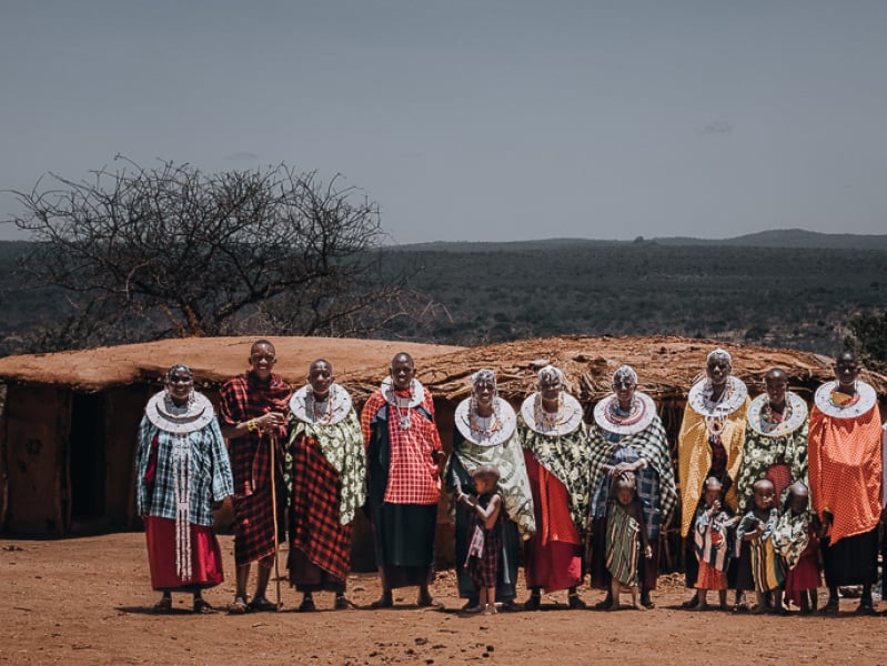 Traditional Maasai Boma Tanzania
