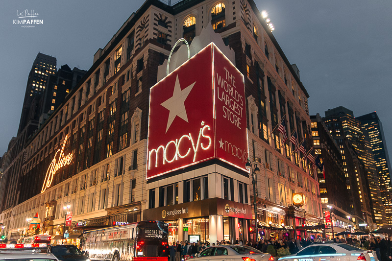 Macy's Christmas Shopping New York City