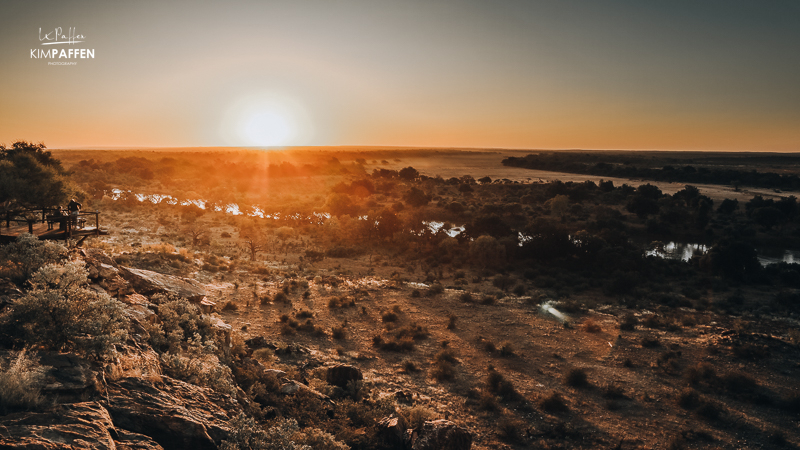 Mapungubwe Confluence viewpoint at sunset