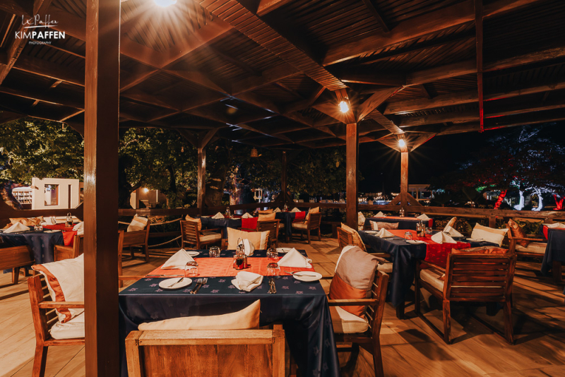 Dinner at the market kitchen in Essque Zalu Nungwi