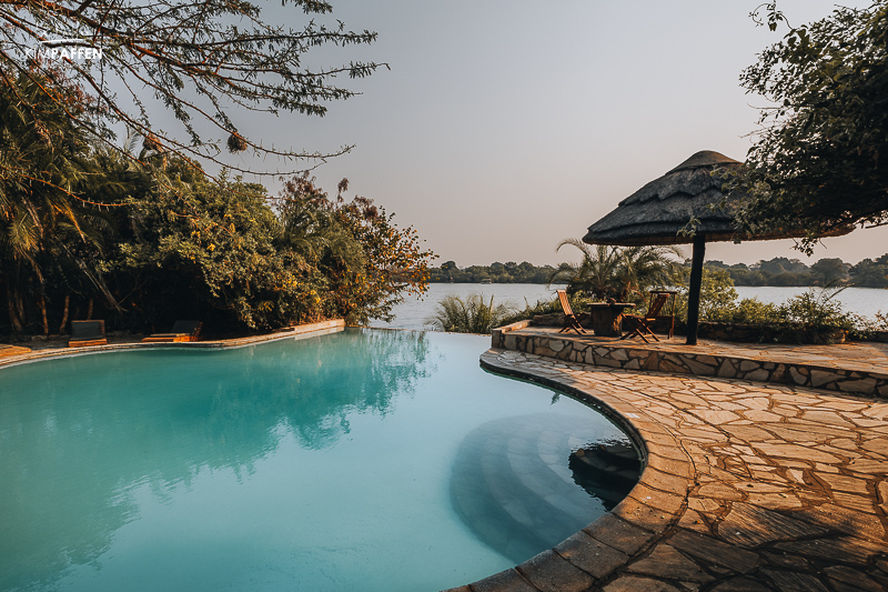 Inifinity Pool Mukambi Safari Lodge in Kafue Zambia