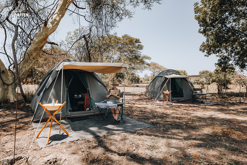 Bush camping with Central African Wilderness Safaris Malawi