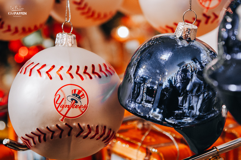 New York Yankees Christmas Balls