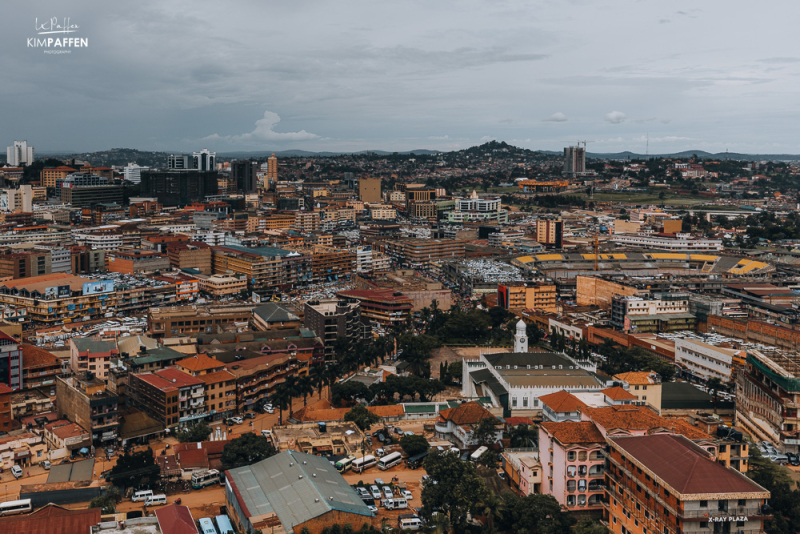 Views of Kampala City from Uganda National Mosque