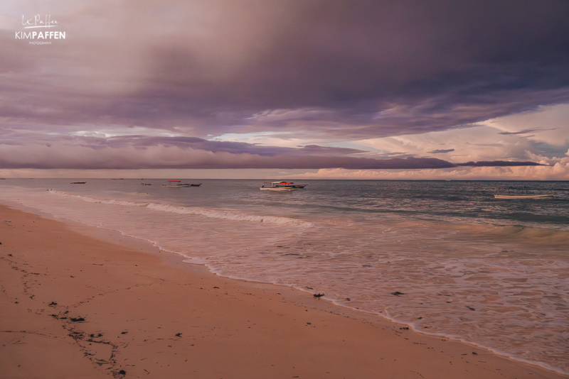 Sunset at Pingwe Beach Zanzibar