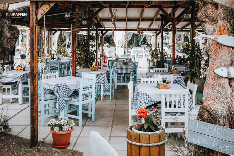 Best place for lunch at the beach in Lambi Kos