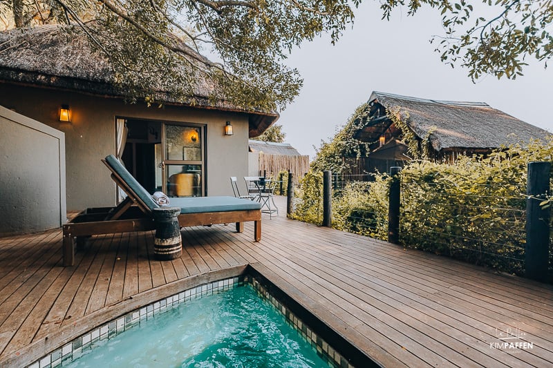 Jock offers private pools in their African suites