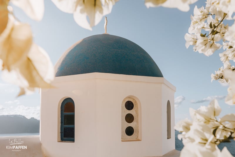 Photographing Blue Dome Churches in Santorini