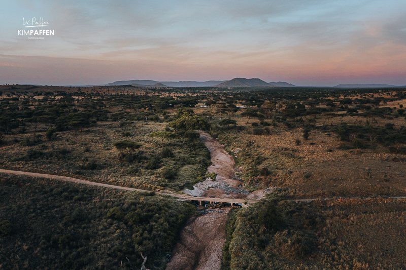 Sunrise over the Serengeti Plains in Tanzania