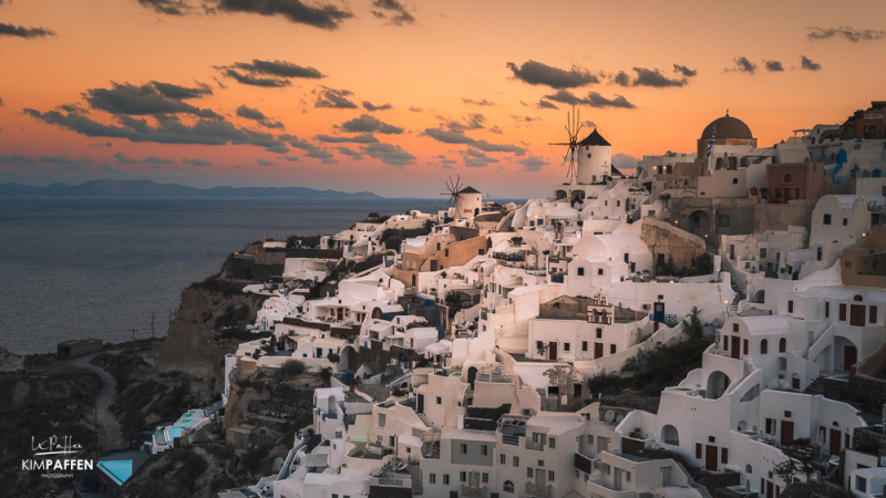 Sunrise in Oia Santorini