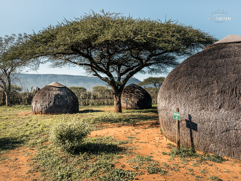 Swazi beehive huts Eswatini