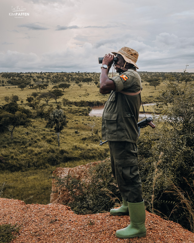 Taban UWA ranger Murchison Falls Uganda