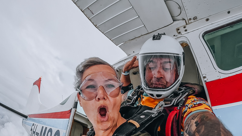 Zanzibar skydiving experience