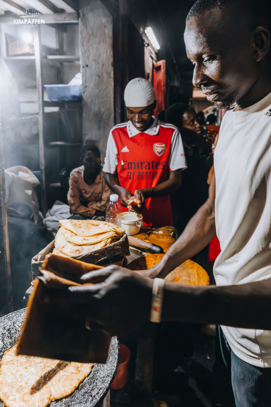 Rolex Tasting on Kampala City Tour