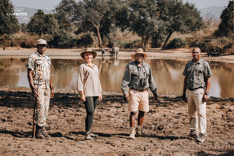 walking safari lower zambezi national park zambia