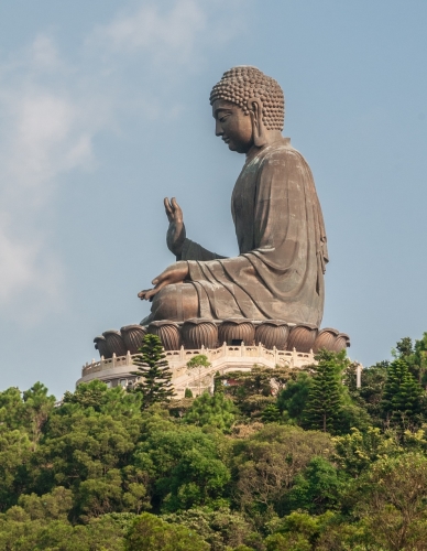 Big Buddha Lantau Island Kong Kong