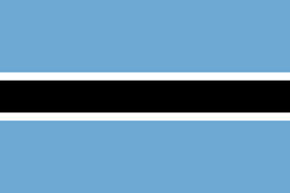 Botswana country flag