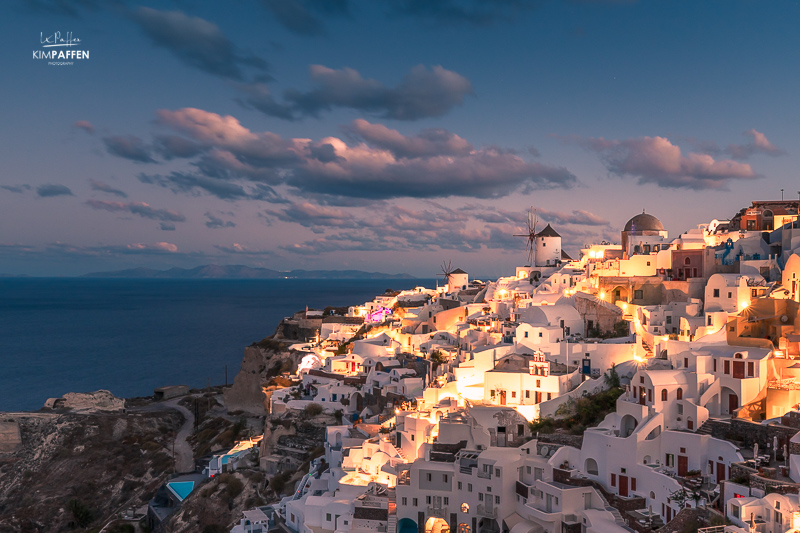 Sunrise in Oia, Santorini