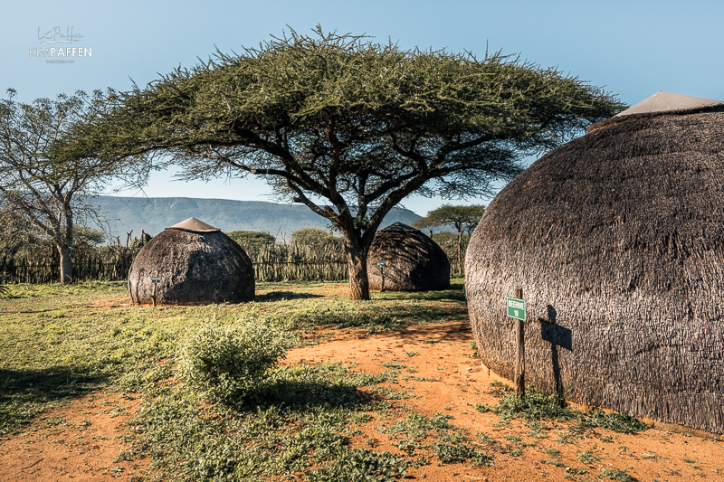 Swazi beehive huts in Eswatini