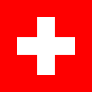 Flag of Switzerland with the Swiss cross